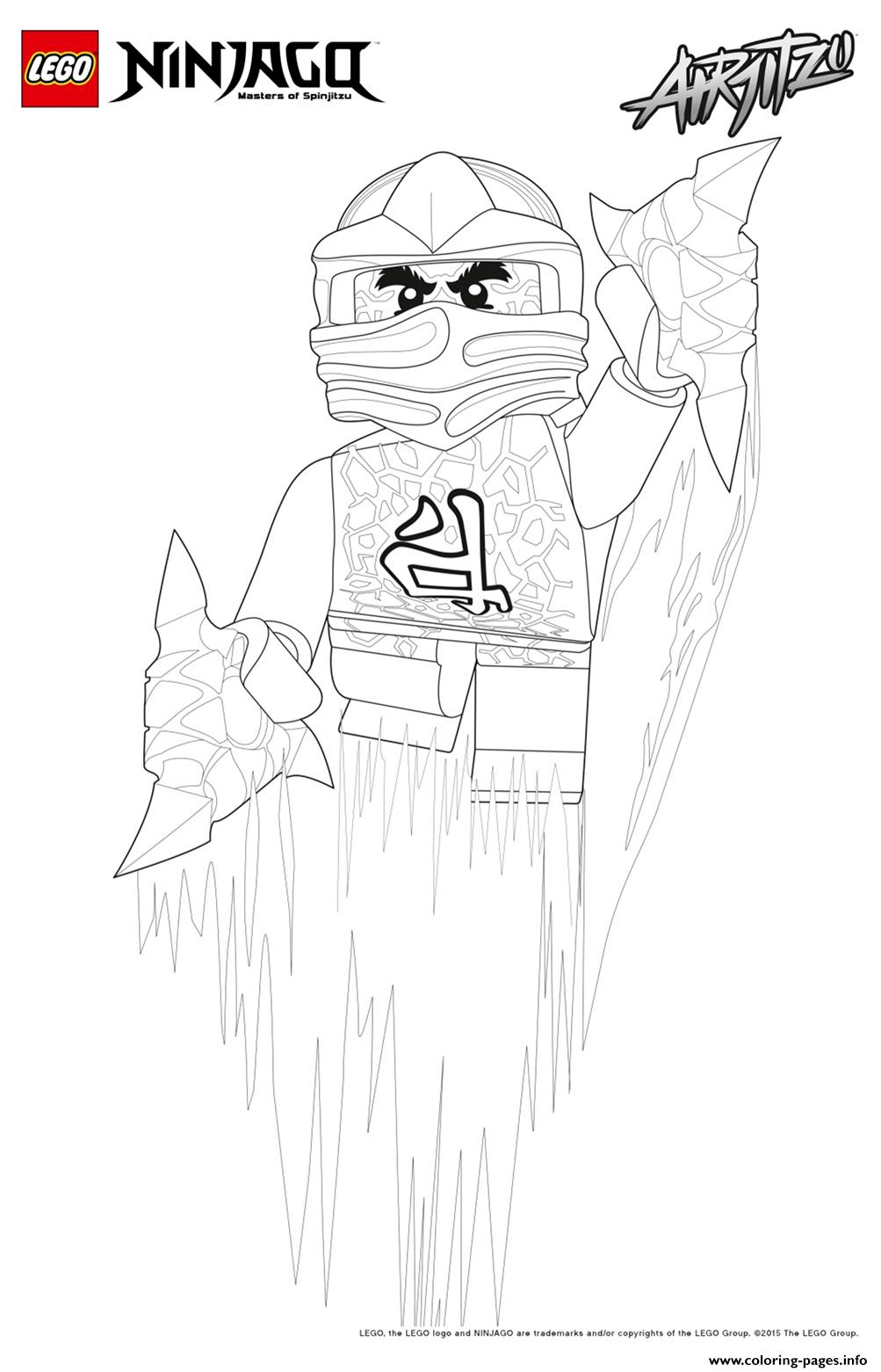 Kai Lego Ninjago Coloring Pages Printable