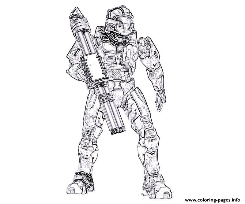 Halo Coloring Pages Free Printable Pdf