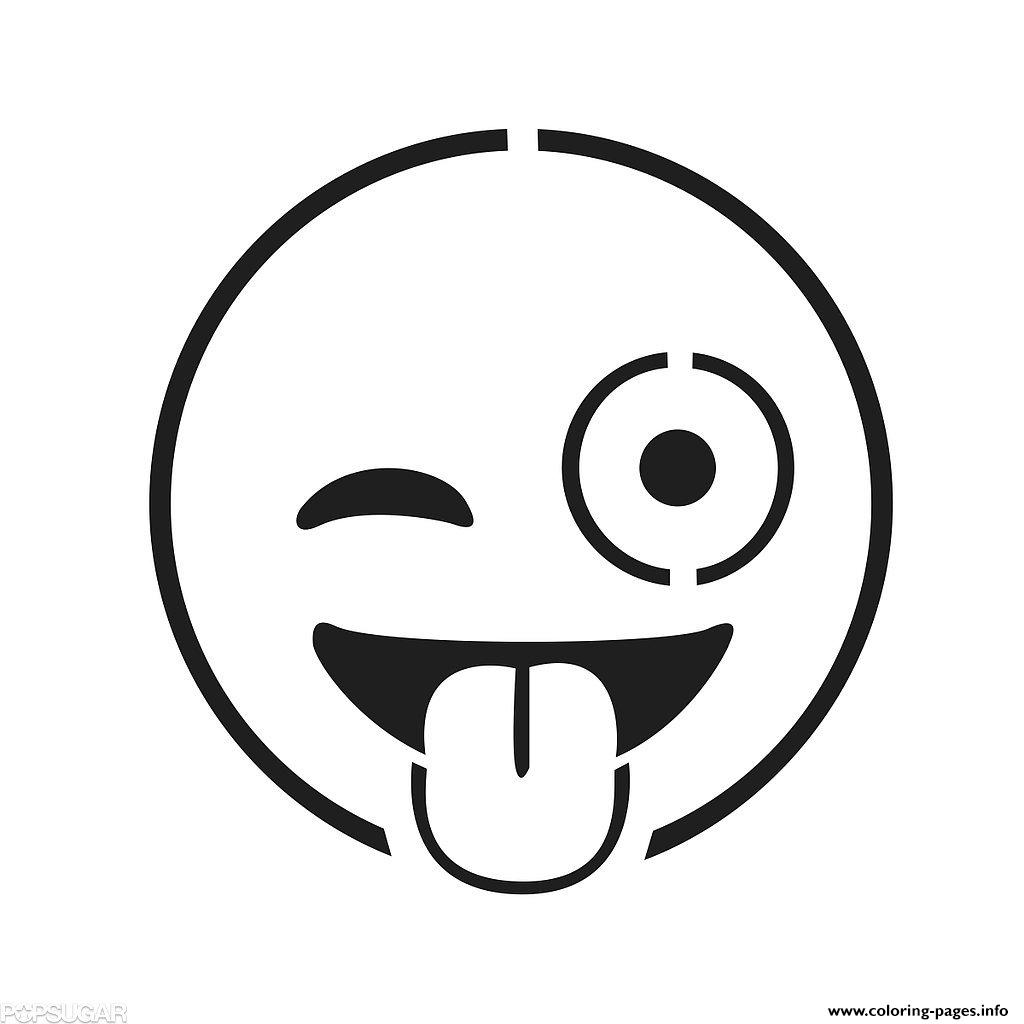 Emoji Faces Coloring Pages Printable
