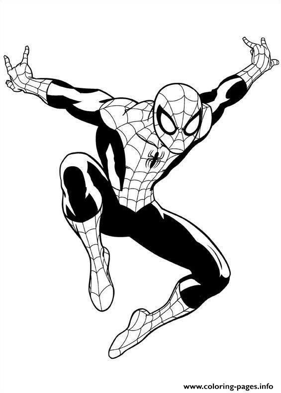 ultimate spiderman coloring pages - photo #2