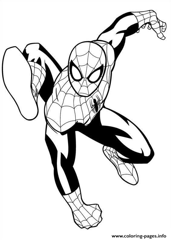 ultimate spider man coloring pages - photo #19