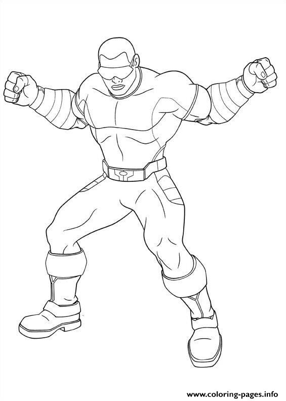 Ultimate Spiderman Power Man Coloring Pages Printable
