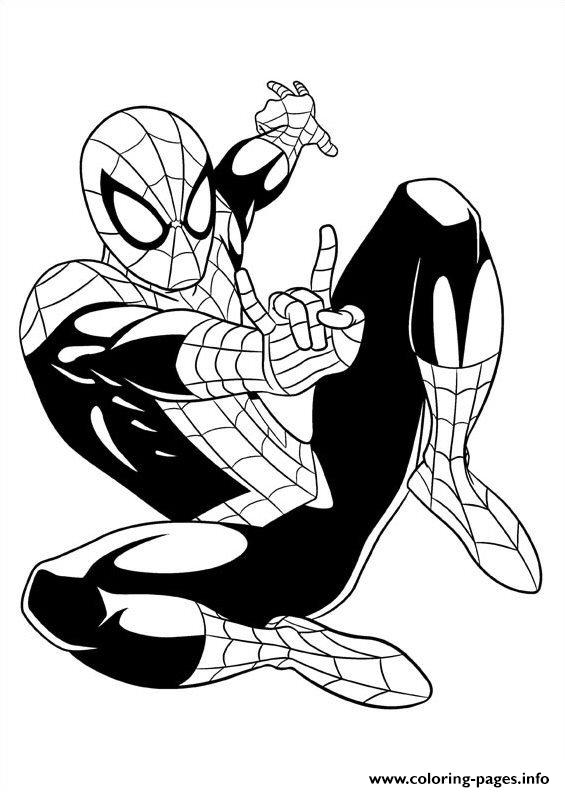 ultimate spiderman coloring pages - photo #29