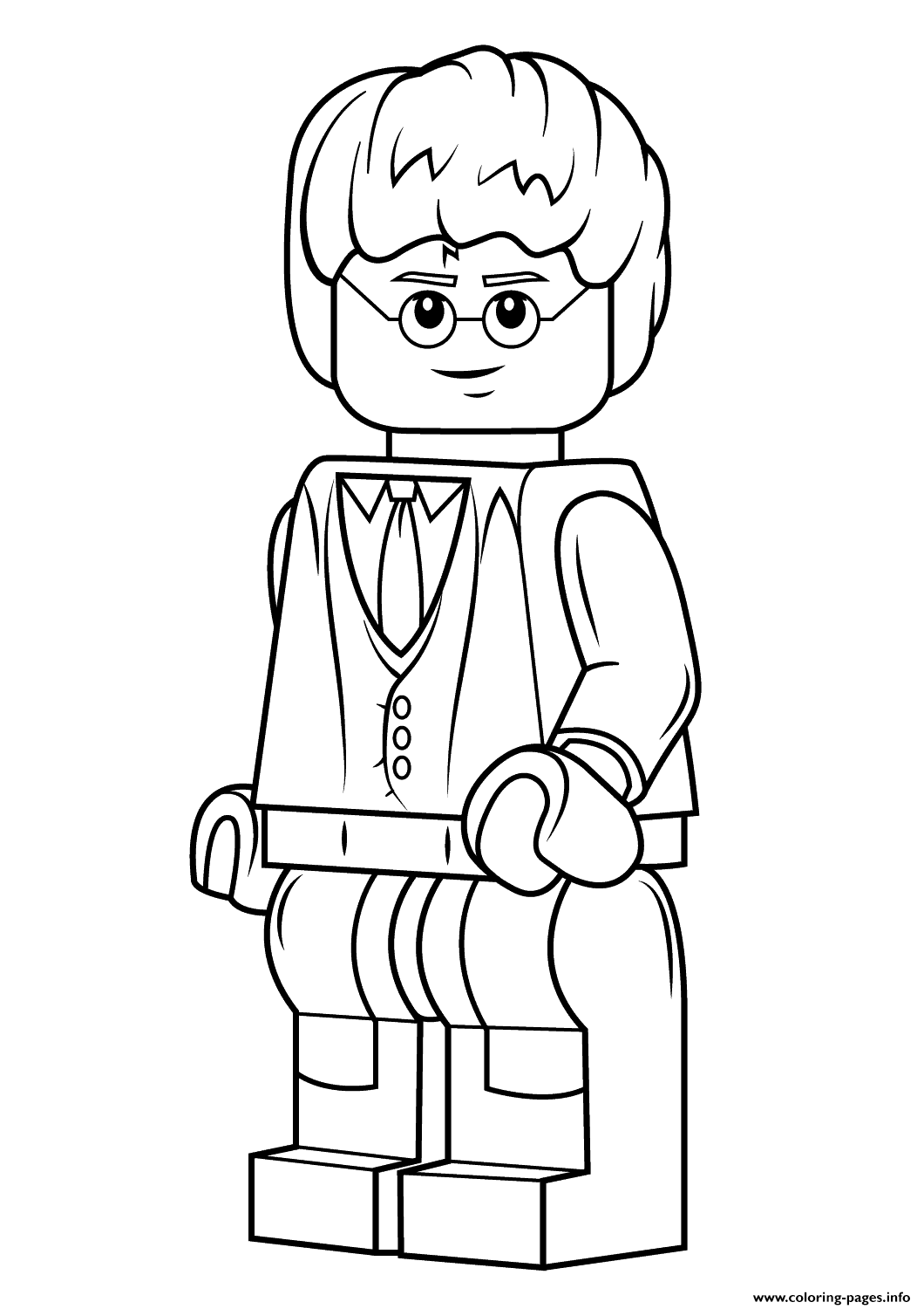Lego Harry Potter Coloring Pages Printable