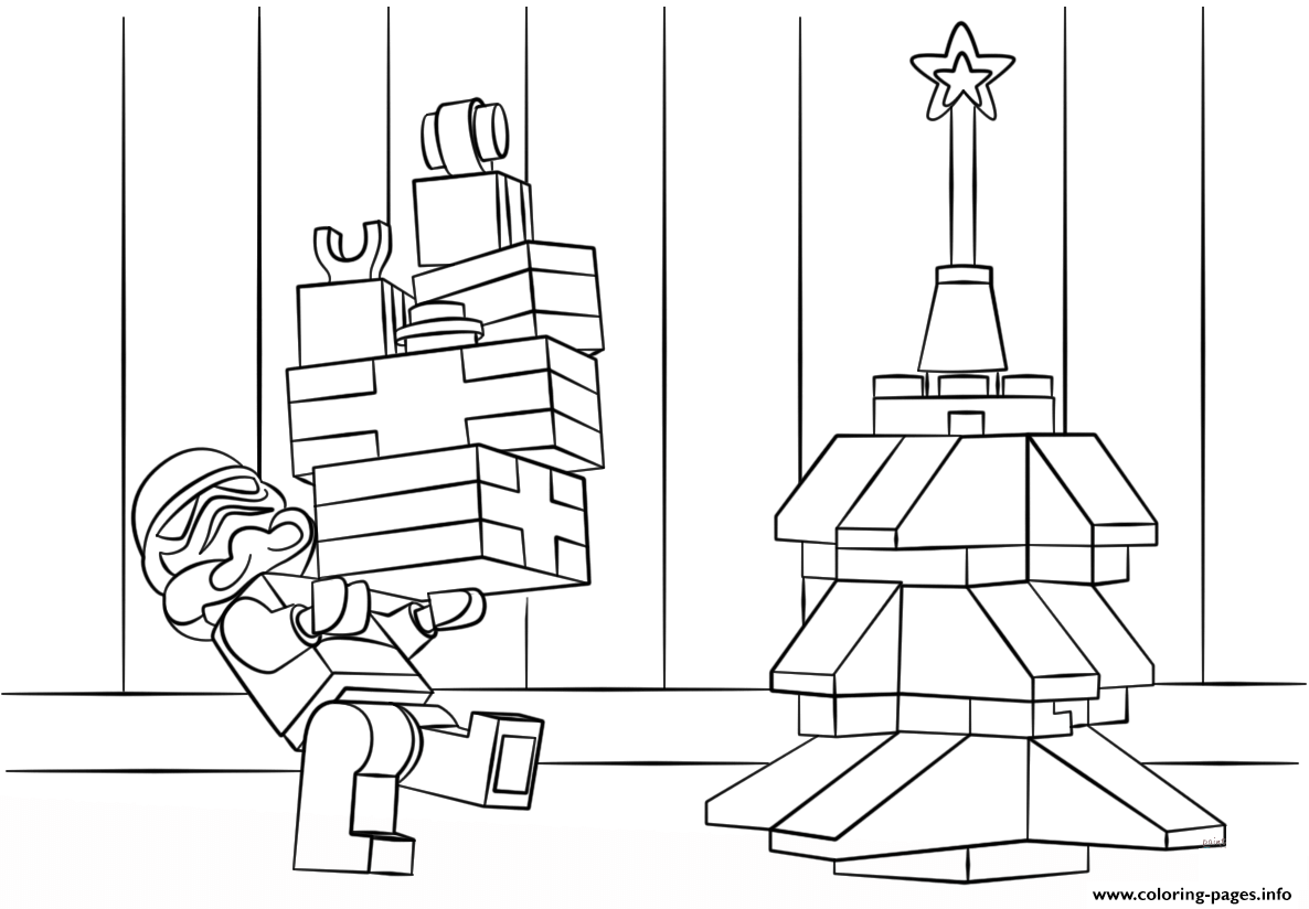 Lego Star Wars Clone Christmas coloring pages