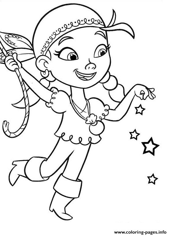 Izzy Jake And The Neverland Pirates Coloring Pages Printable