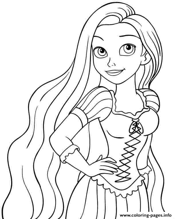 tangled coloring pages prince and princess - photo #26