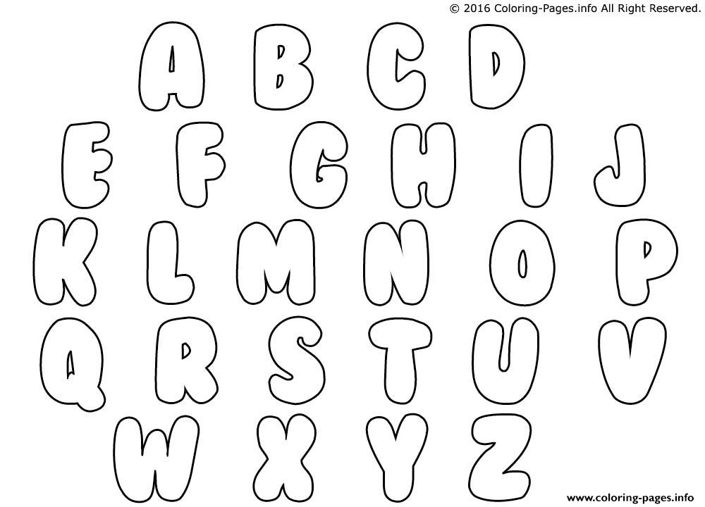 bubbly handwriting alphabet templates