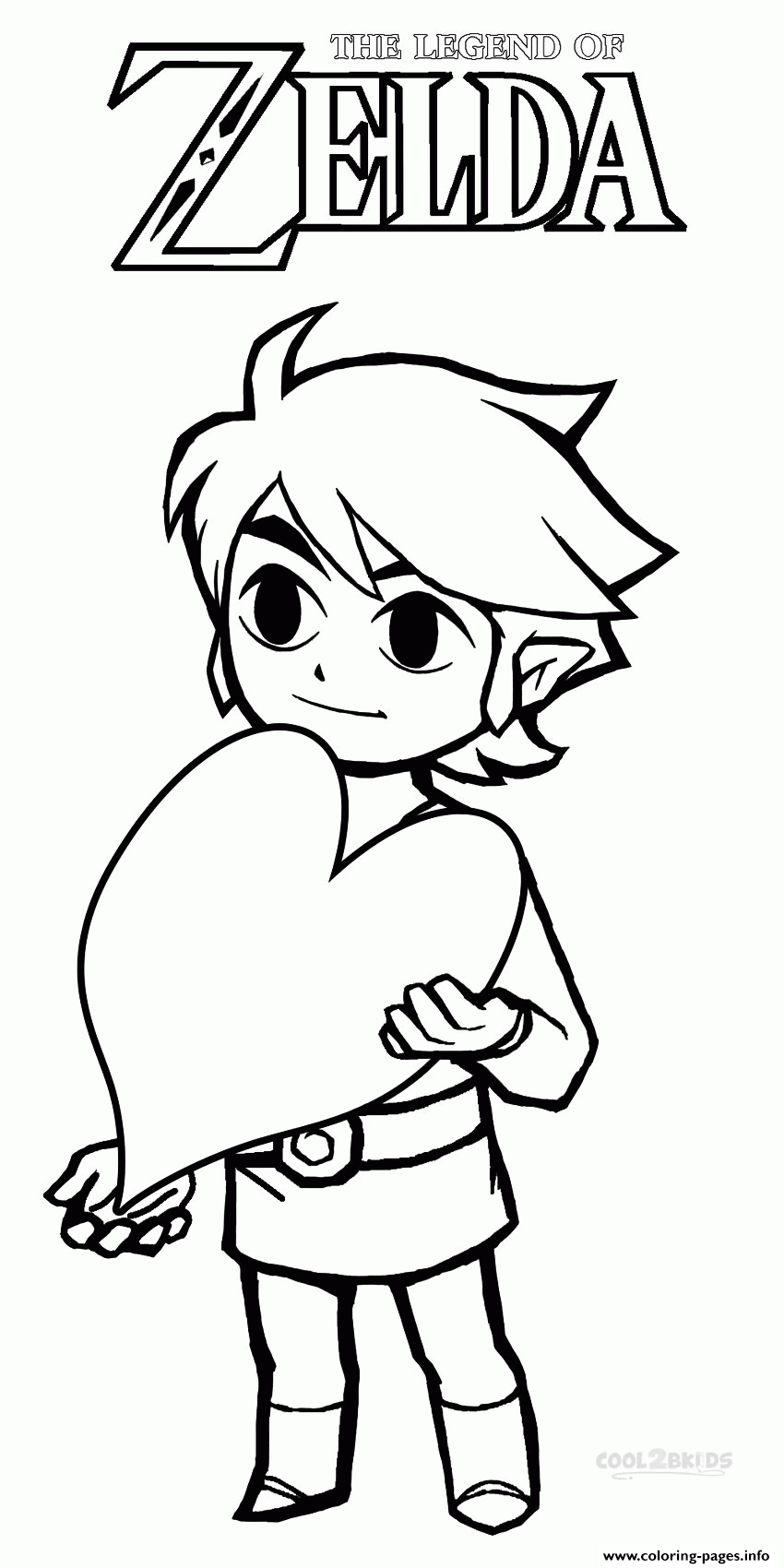 zelda the wind waker coloring pages - photo #31