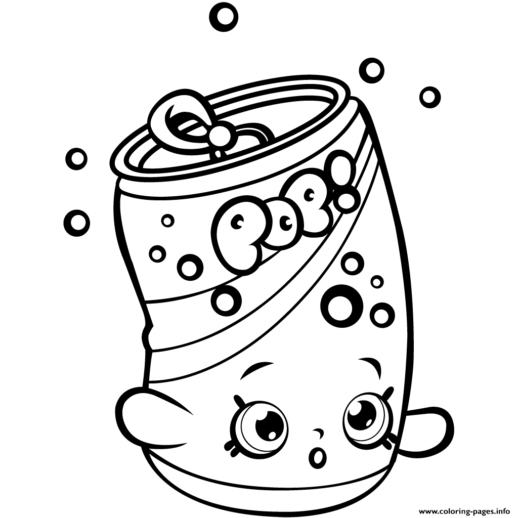 Soda Pops Shopkins Season 1 For Kids Coloring Pages Printable