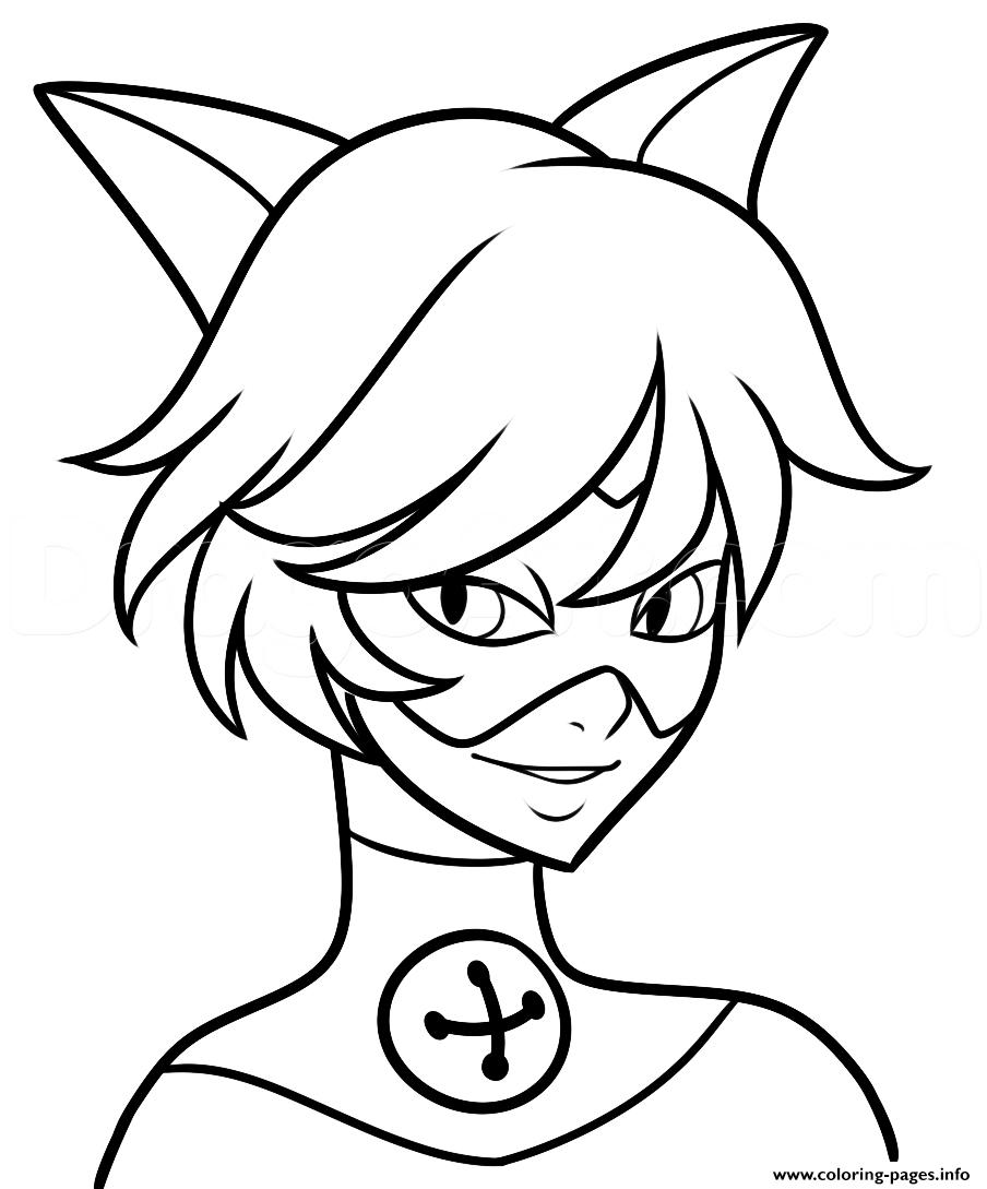 Miraculous Ladybug Face Coloring Pages Printable