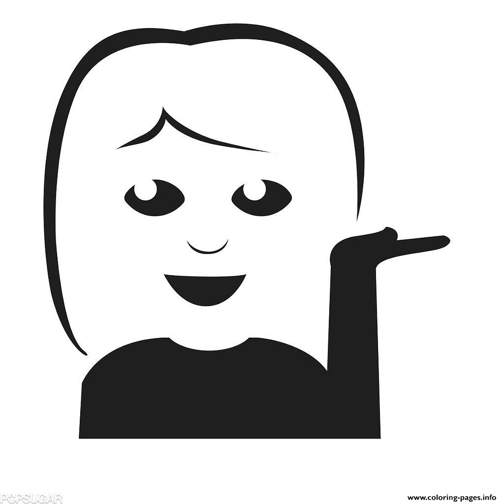 Emoji Coloring Pages Free Printable Kiss Women Emojis