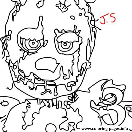 fnaf cute animatronics coloring pages - photo #24