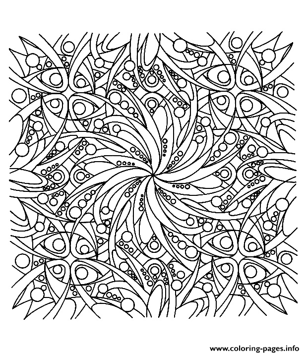 Adults Coloring Pages Free Printable Zen Anti Stress Adult Paisley