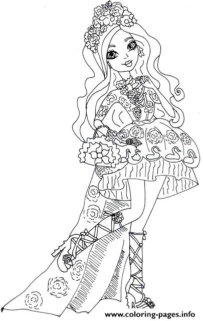 Spring Unsprung Briar Beauty High Coloring Pages Printable Print Download
