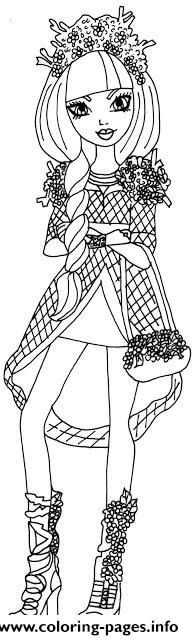 Spring Unsprung Cerise Hood High Coloring Pages Printable