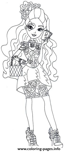 Spring Unsprung Lizzie Hearts High Coloring Pages Printable Thronecoming
