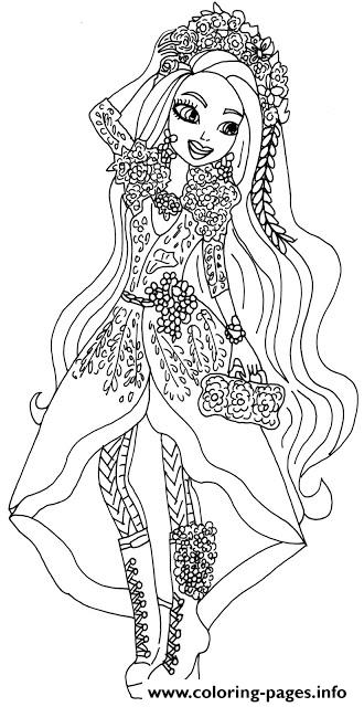 Spring Unsprung Holly Hair High Coloring Pages Printable Print Download