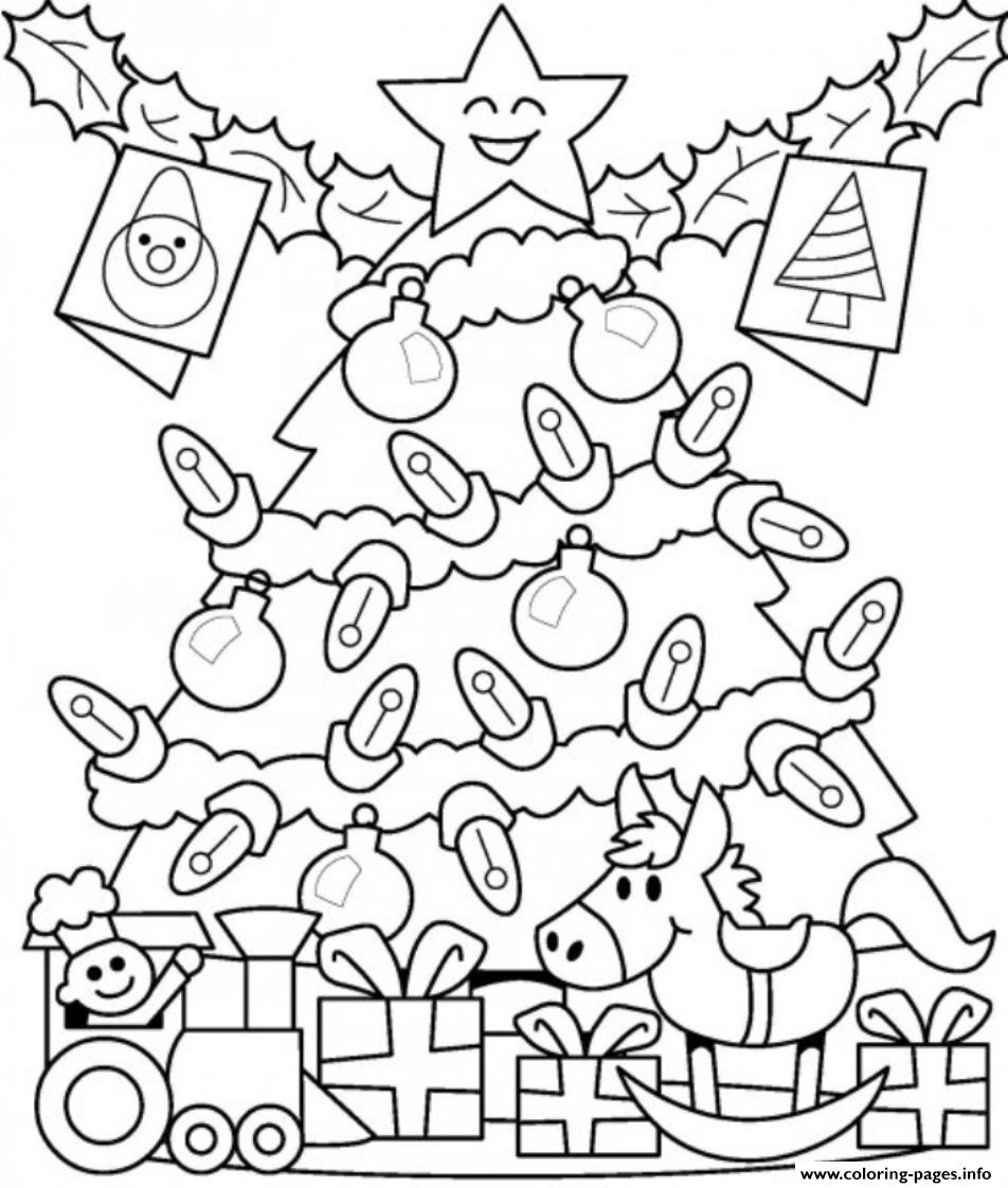 Presents Under Tree Free S For Christmas F929 coloring pages
