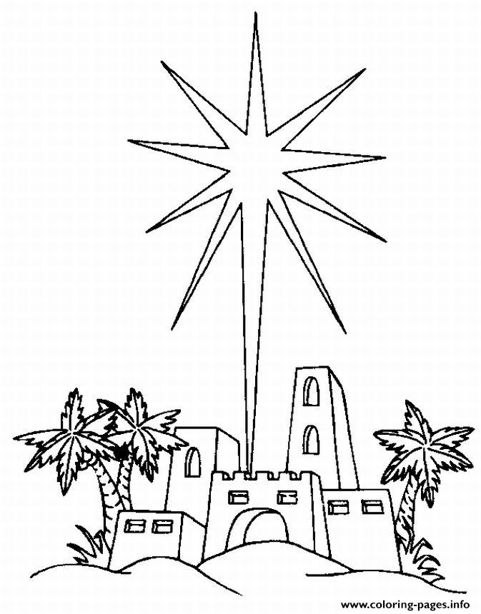 Printable Bethlehem Star