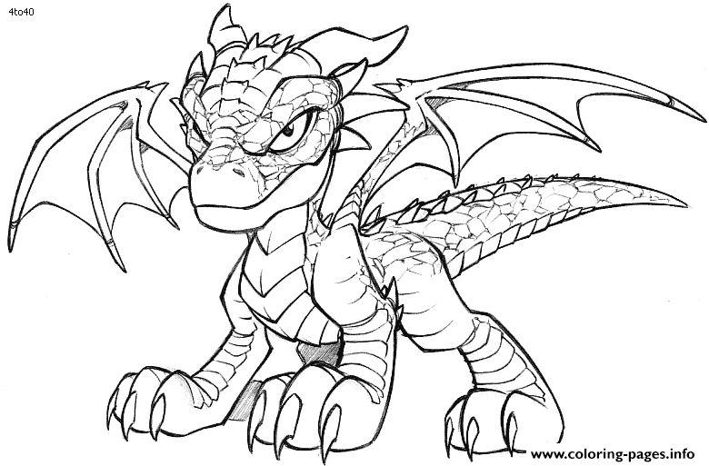 Baby Dragon Hot Coloring Pages Printable