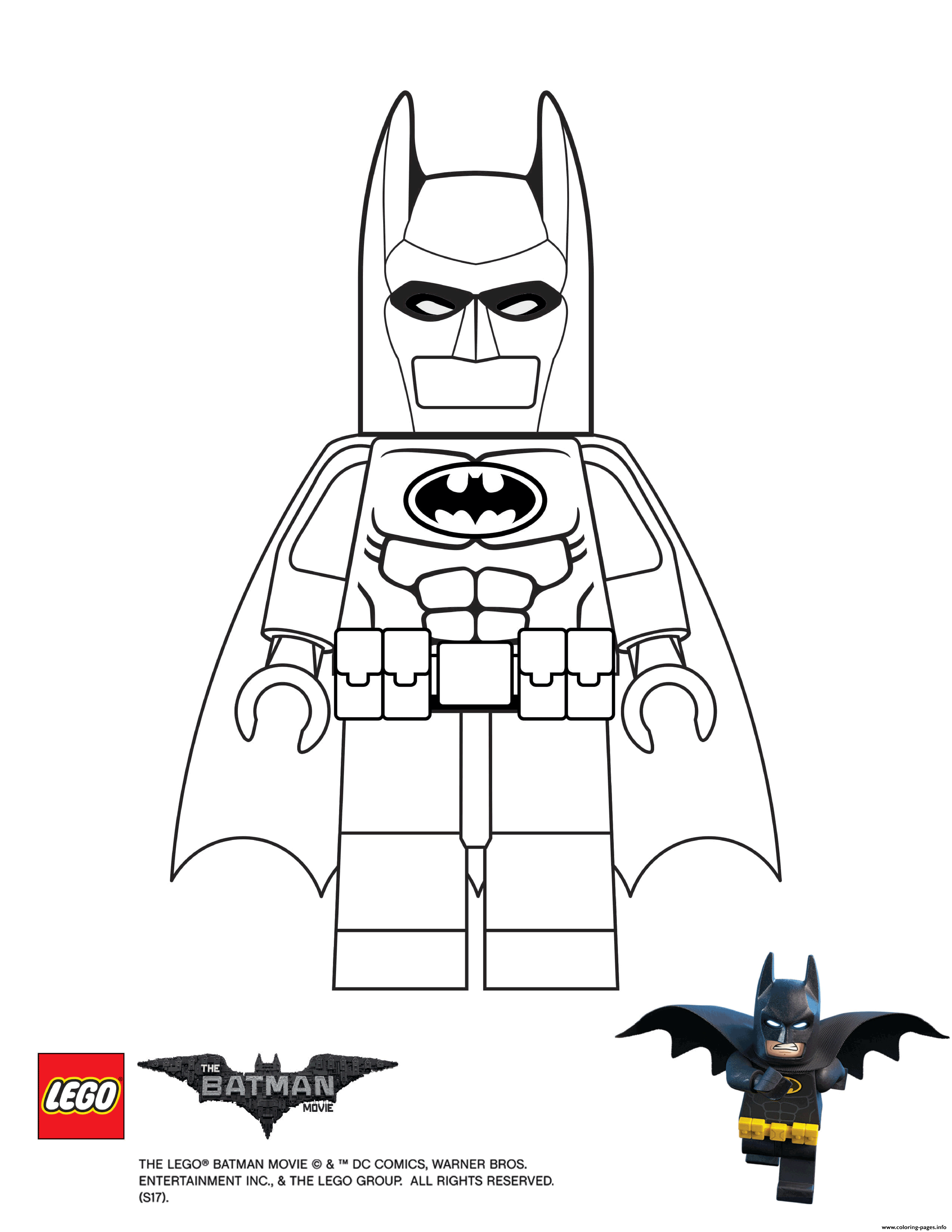 Batman Lego Movie Coloring Pages Printable Pdf