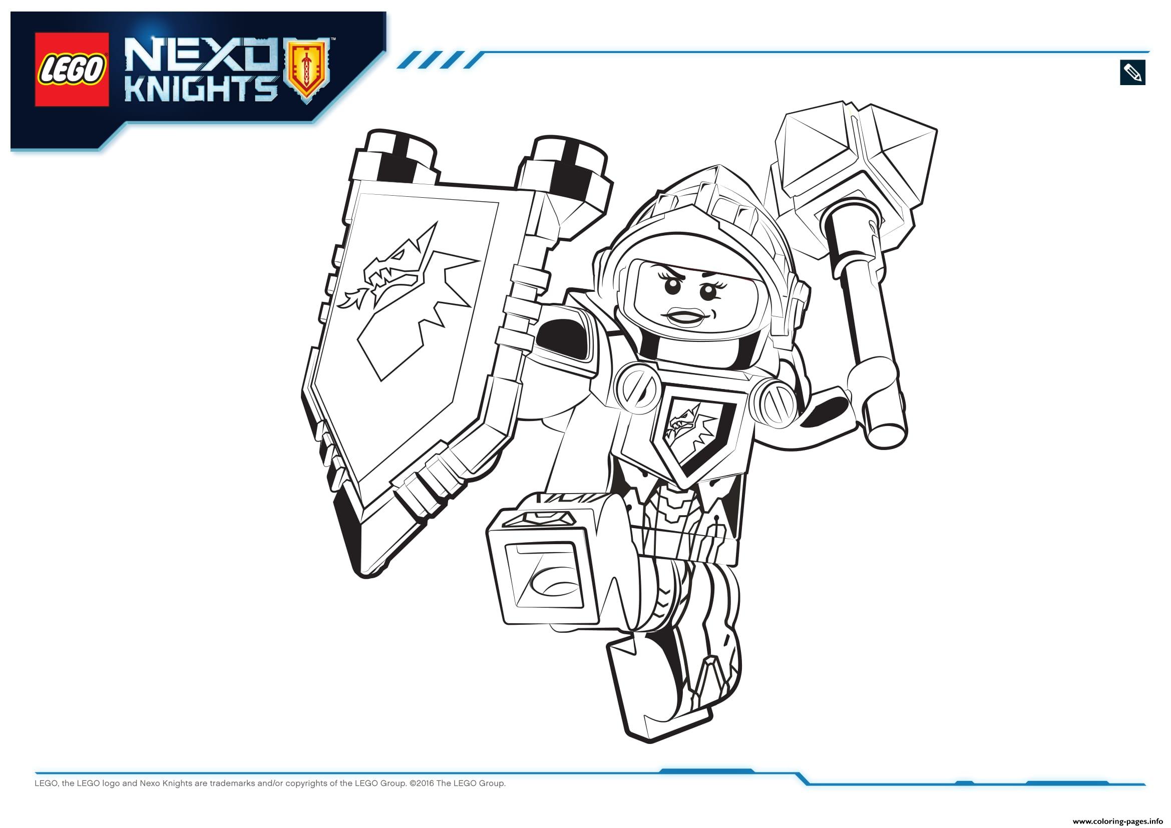 Lego Nexo Knights Macy 1 coloring pages