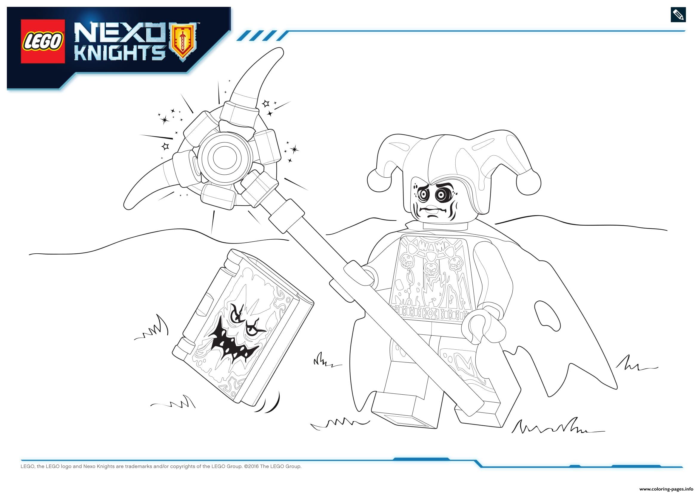 Lego Nexo Knights Monster Productss 4 coloring pages