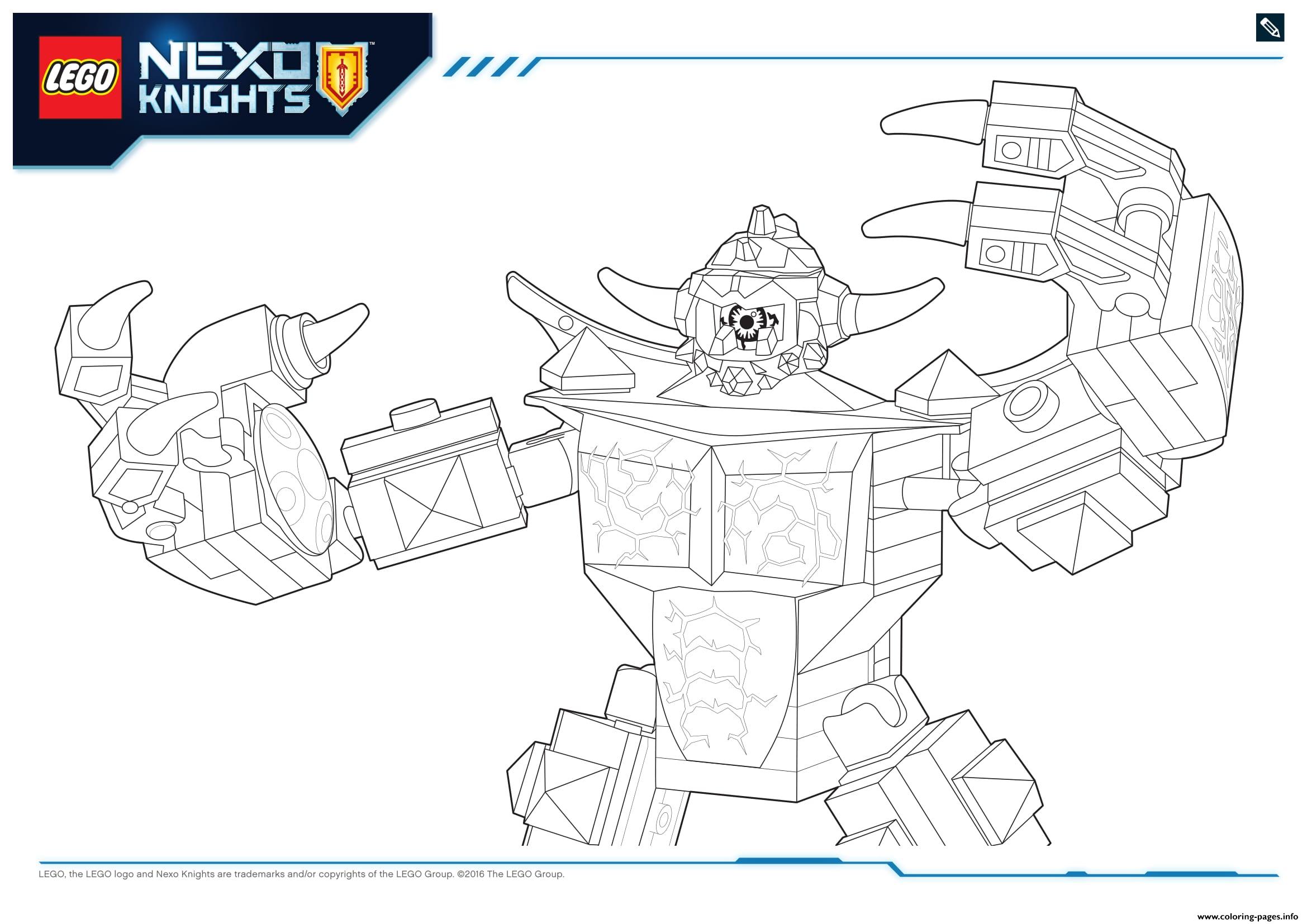 Lego Nexo Knights Monster Productss 5 coloring pages