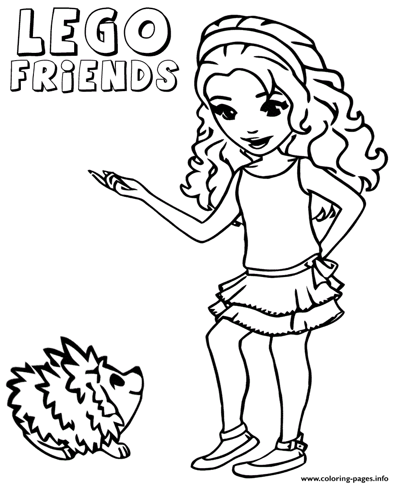 Lego Friends Hello Animal coloring pages Print Download 283 prints
