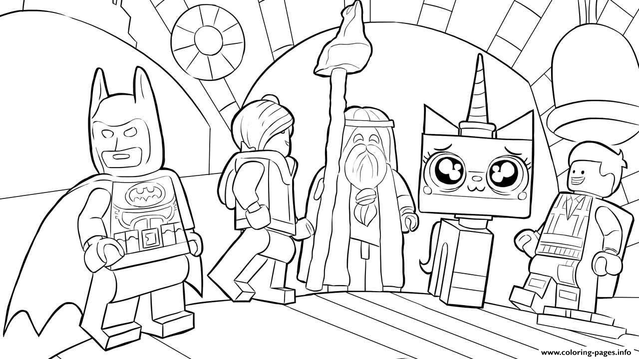 Lego Batman Movie Having Fun coloring pages