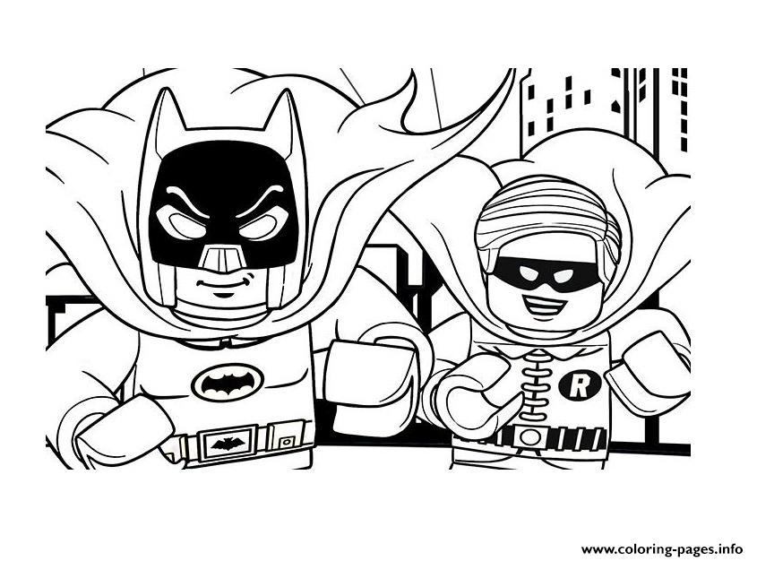 Lego Batman Coloring Pages Free Printable Dc Comics Super Heroes