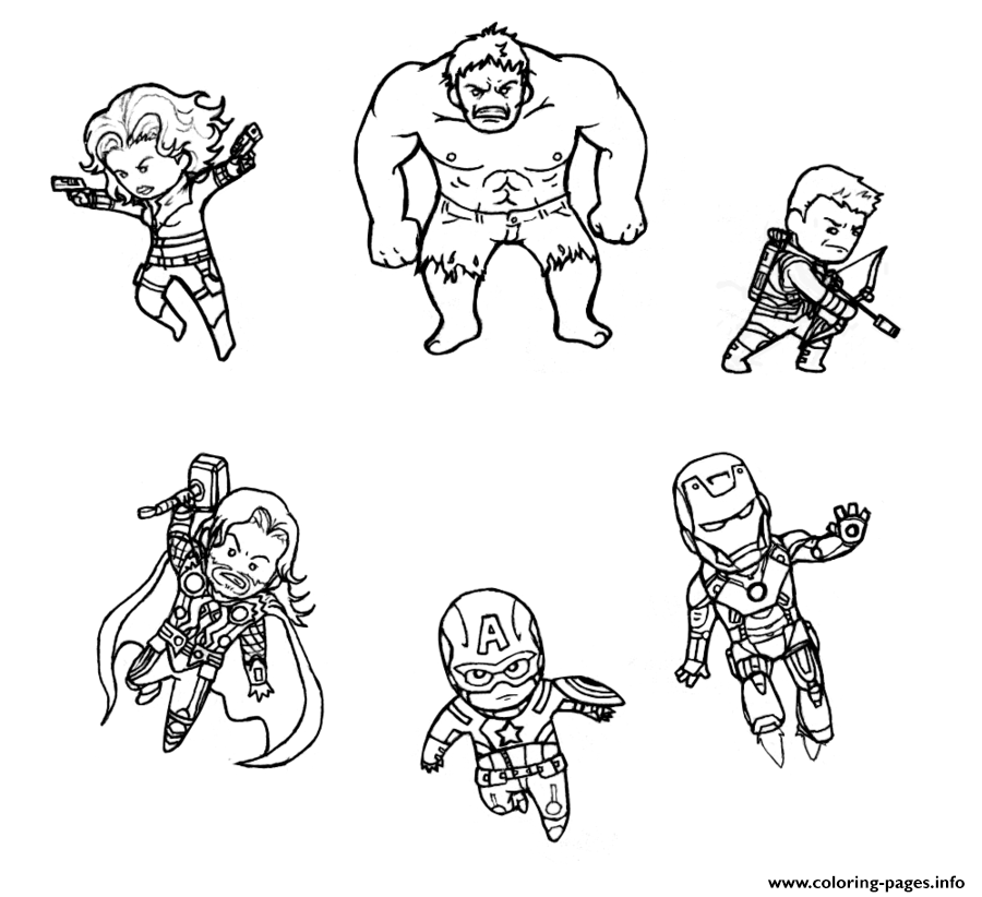 Lego Marvel Coloring Pages Free Printable Mini Avengers Wolverine