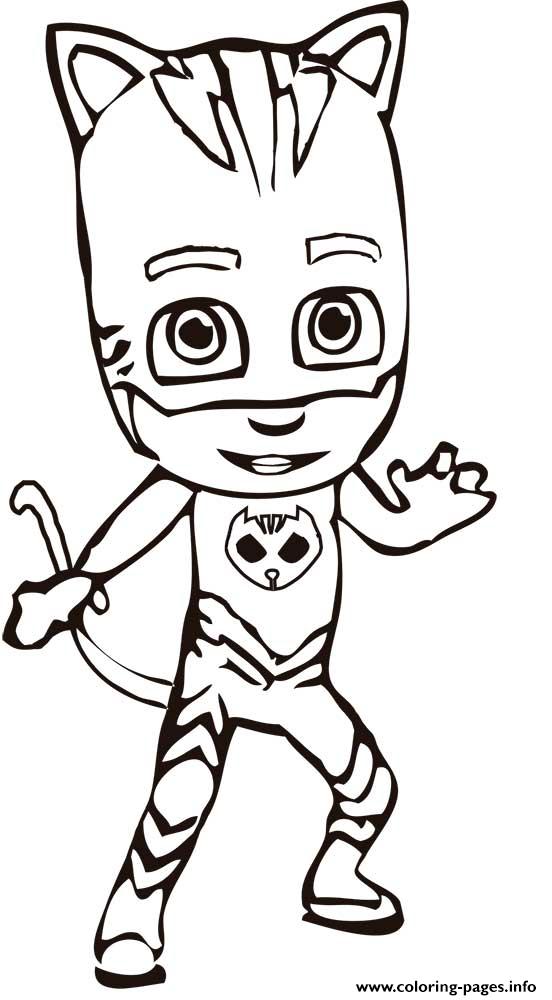 Pj Masks Ready Coloring Pages Printable