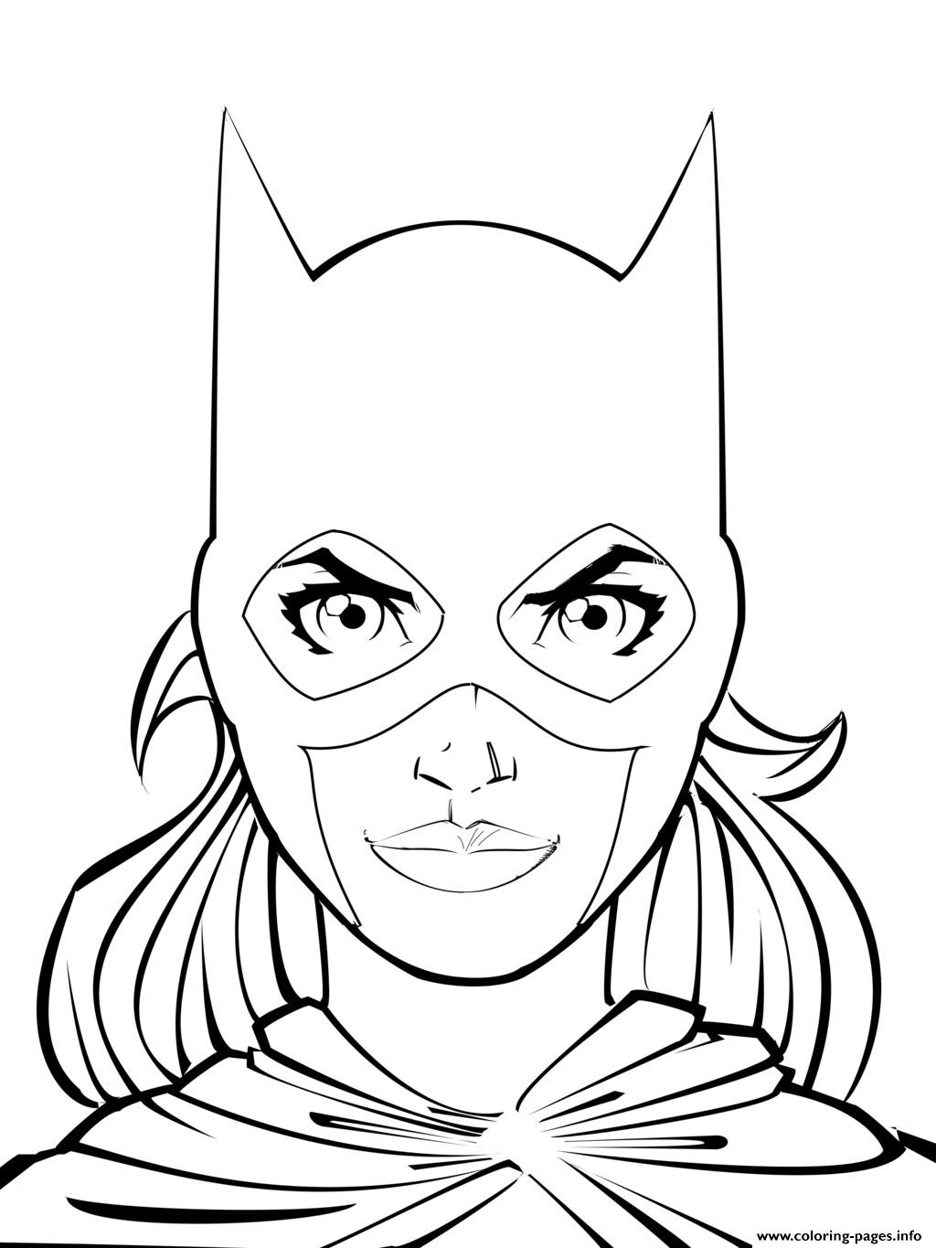 Supergirl Batgirl Coloring Pages Printable
