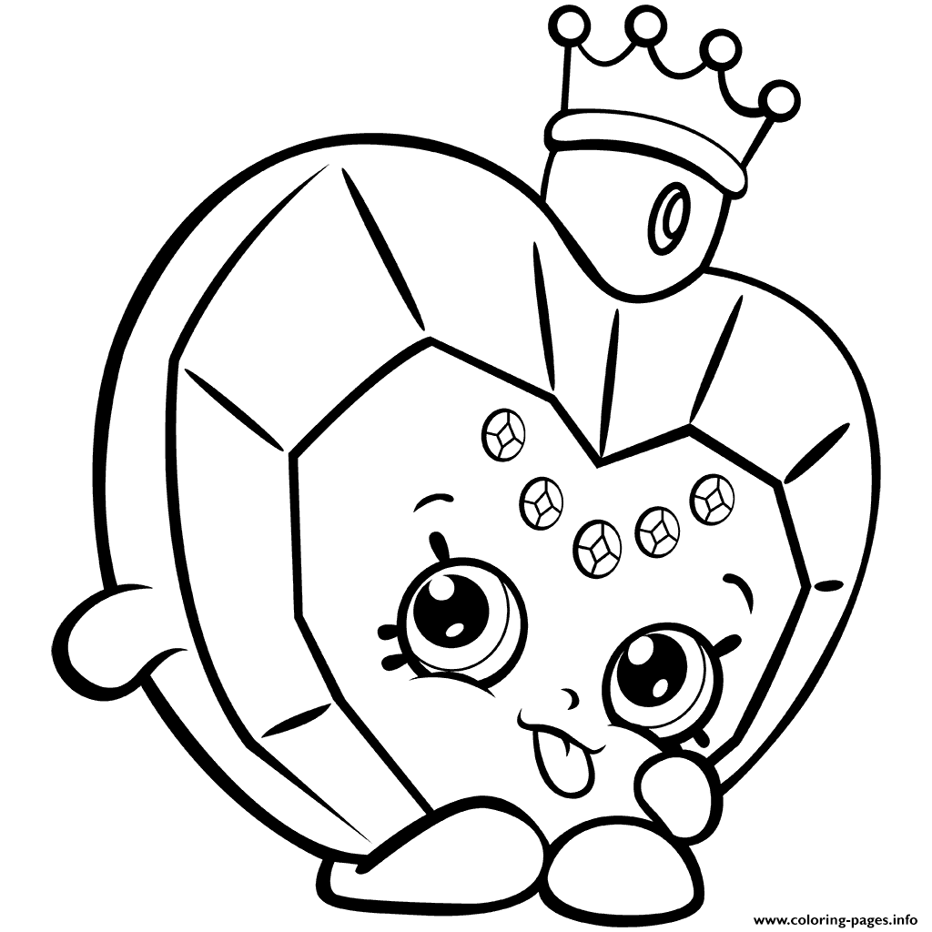 Season 7 Perfume Shopkins Big Hearted Princess Scent coloring pages
