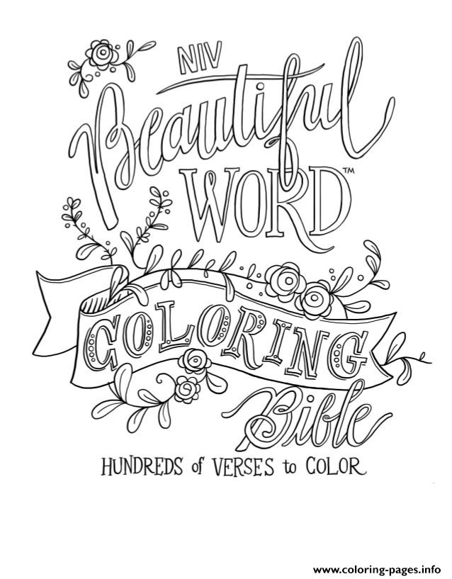 Free Beautiful Word Quotes Coloring Pages Printable