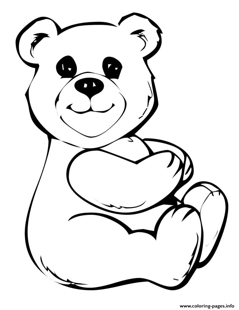 Build A Bear Cute Coloring Pages Printable