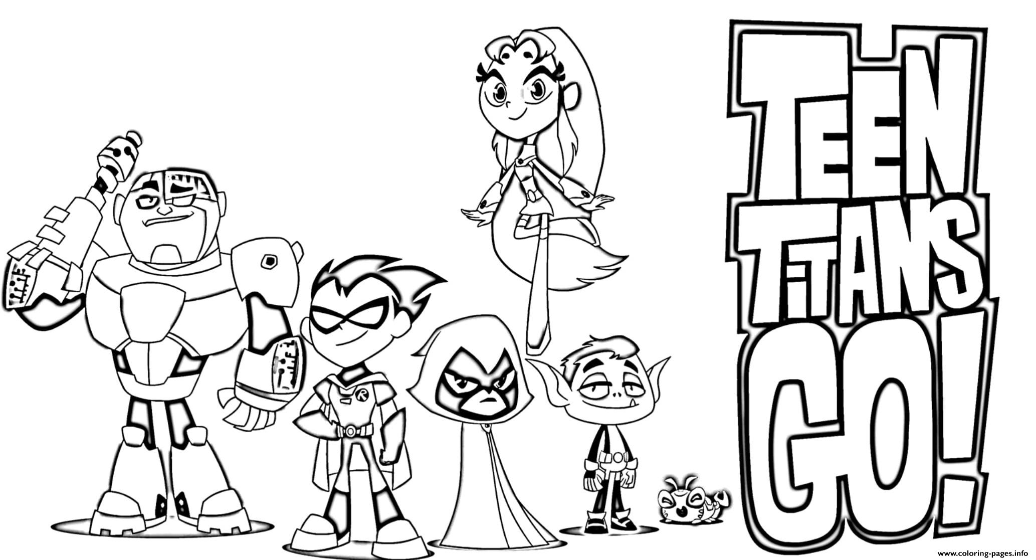 Free Printable Teen Titans Coloring Pages The Best Porn Website