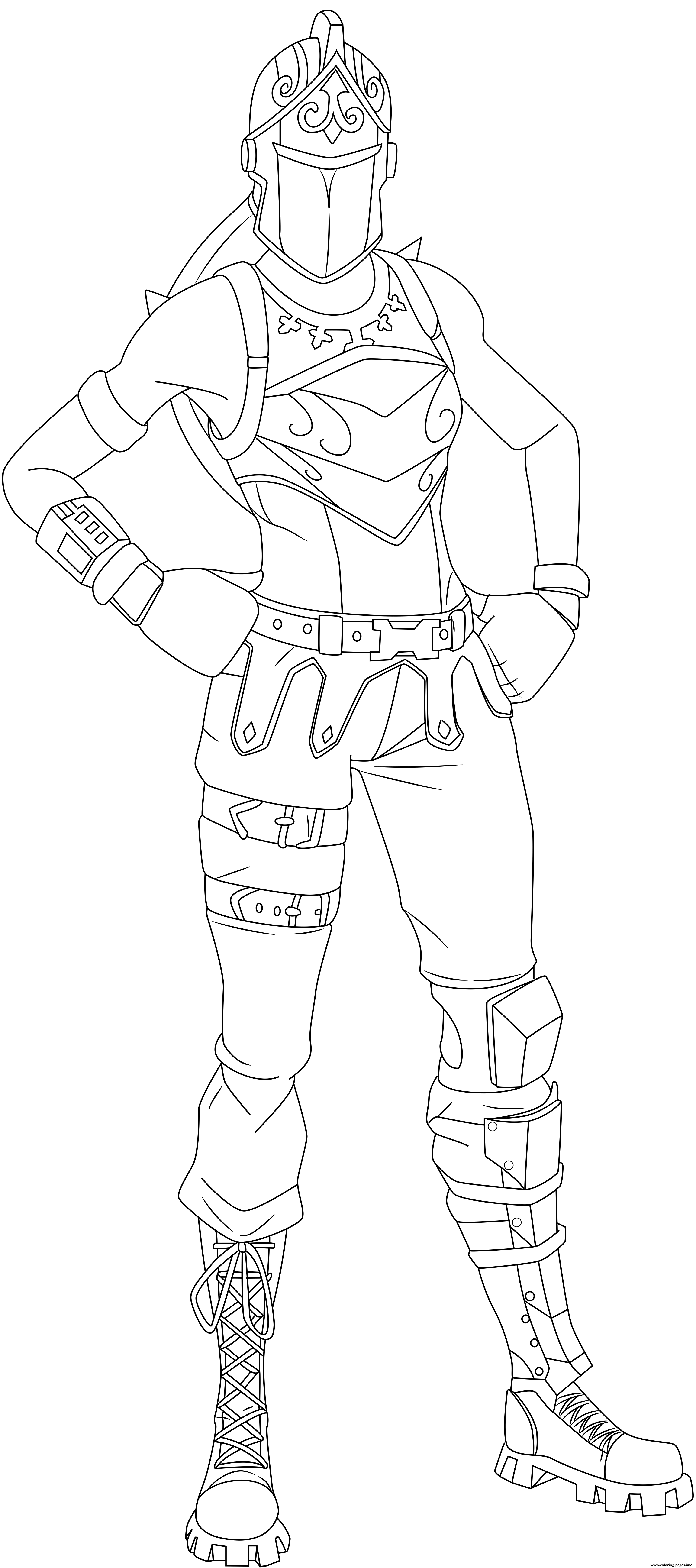Fortnite Skins Coloring Pages Printable