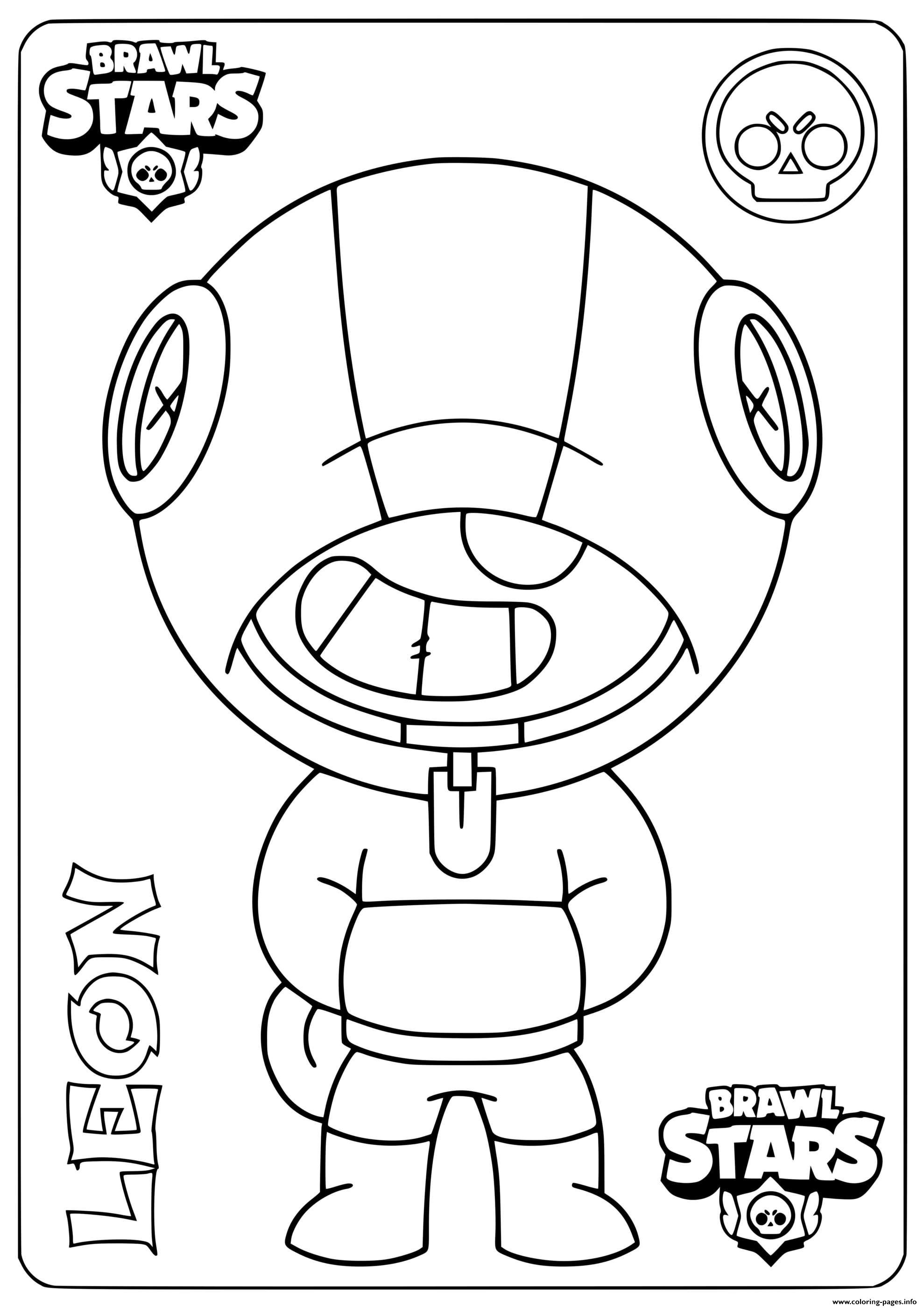 Leon Brawl Stars Coloring Page Snoopy Coloring Pages Star Coloring My