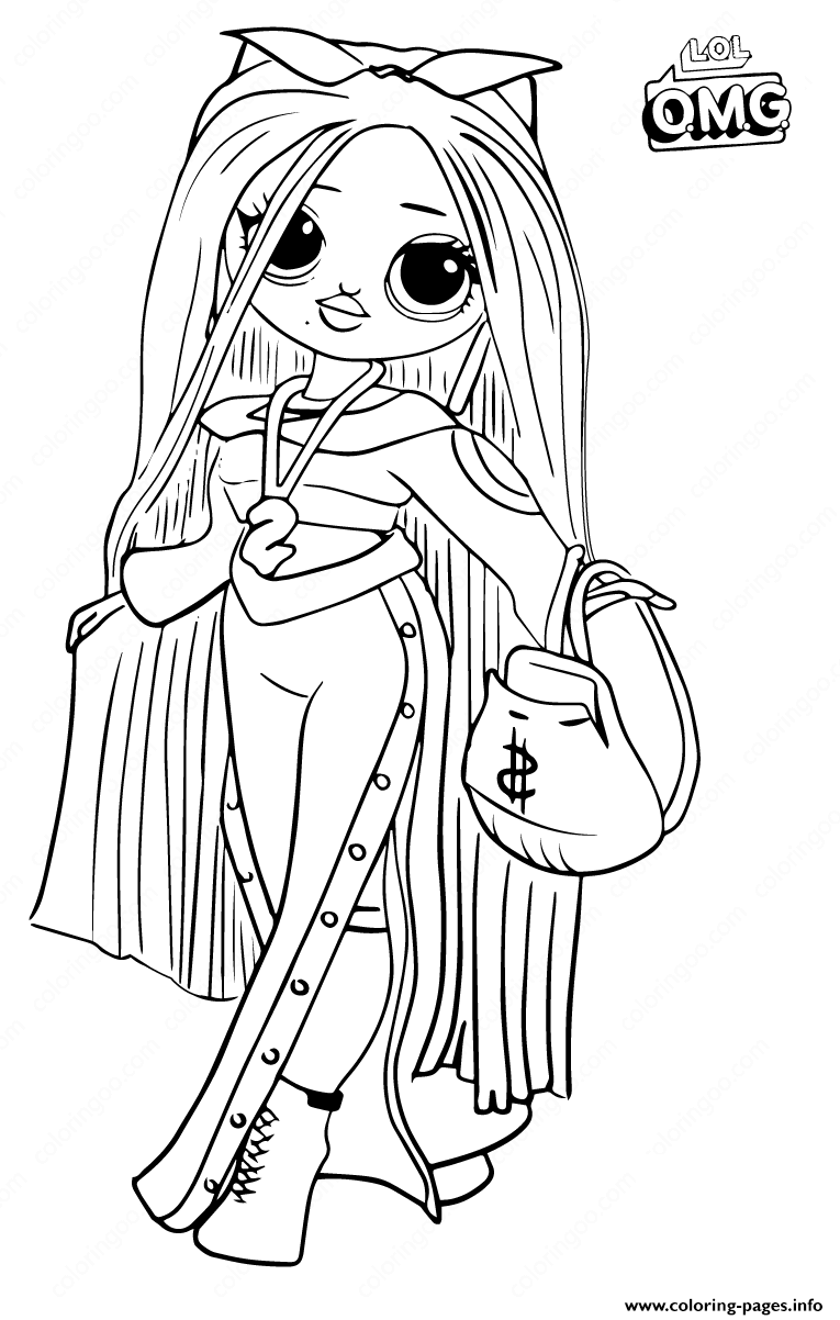 Girl Swag Coloring Pages