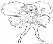 Printable barbie thumbelina 20 coloring pages