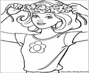 Printable barbie4 coloring pages