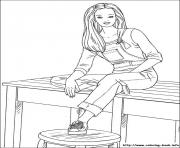 Printable barbie63 coloring pages