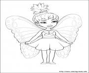 Printable barbie mariposa 03 coloring pages