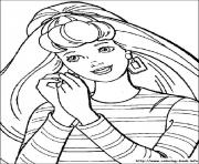 Printable barbie7 coloring pages
