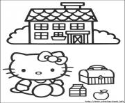 Printable hello kitty 03 coloring pages