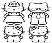 Printable hello kitty 22 coloring pages