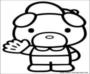 Printable hello kitty 51 coloring pages